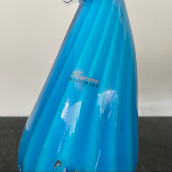 Murano Glass Brilliant Multiflori Corkscrew Art Glass Home Essentials Italy - Picture 9 of 11